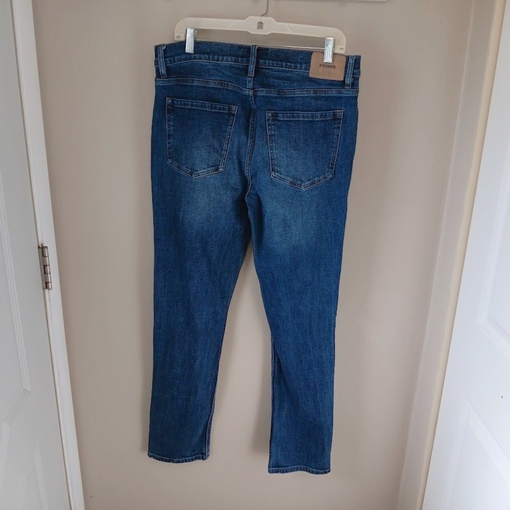 RSQ Slim Fit Jeans Mens 33x32 Medium Wash Blue Good Condition Denim - Picture 2 of 8